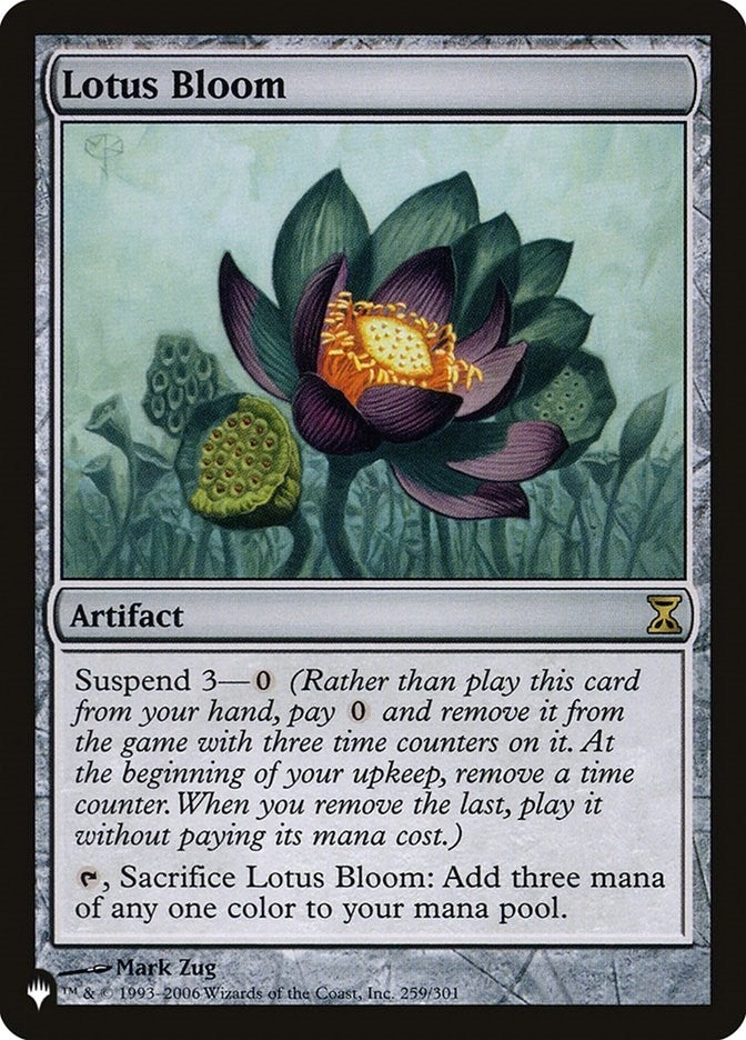 Image for Lotus Bloom (259/301) (The List Reprints) - Magic: The Gathering