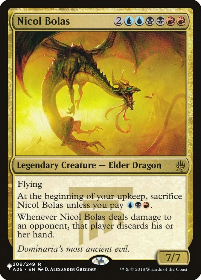 Image for Nicol Bolas (209/249) (The List Reprints) - Magic: The Gathering