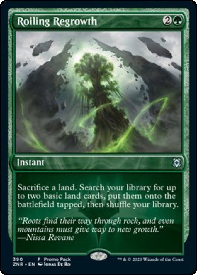 Image for Roiling Regrowth (390) (Promo Pack: Zendikar Rising) - Magic: The Gathering