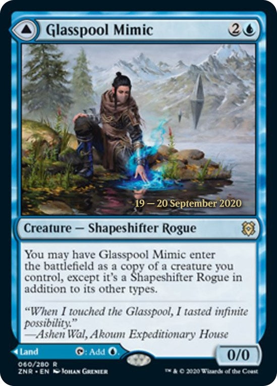 Image for Glasspool Mimic (60) (Prerelease Cards) - Magic: The Gathering