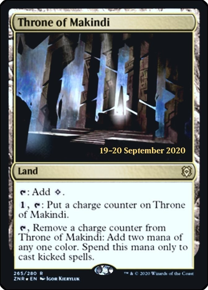 Image for Throne of Makindi (265) (Prerelease Cards) - Magic: The Gathering