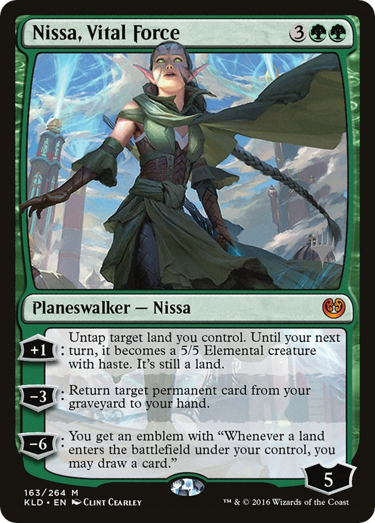 Image for Nissa, Vital Force (163) (Promo Pack: Zendikar Rising) - Magic: The Gathering