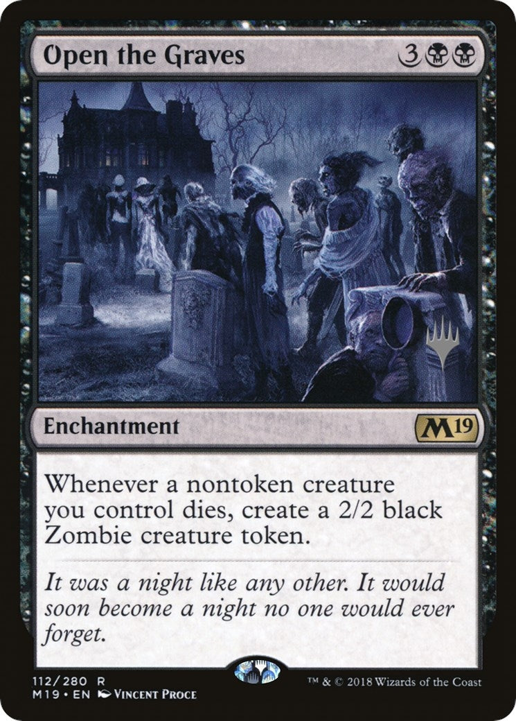 Image for Open the Graves (112) (Promo Pack: Zendikar Rising) - Magic: The Gathering