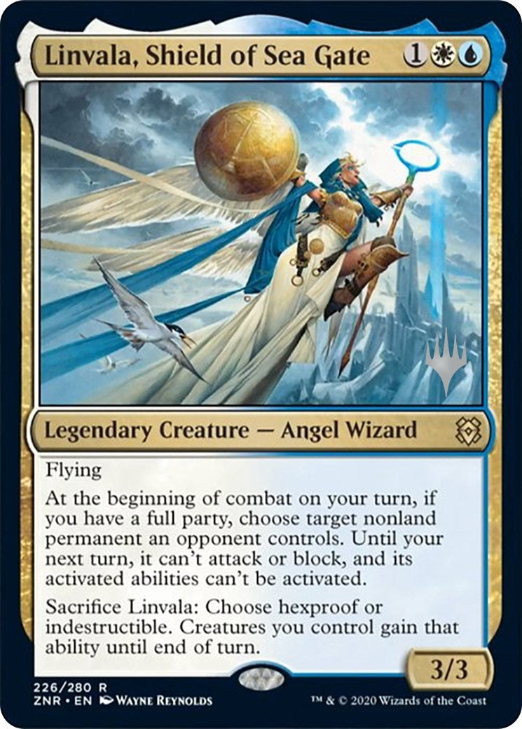 Image for Linvala, Shield of Sea Gate (226) (Promo Pack: Zendikar Rising) - Magic: The Gathering