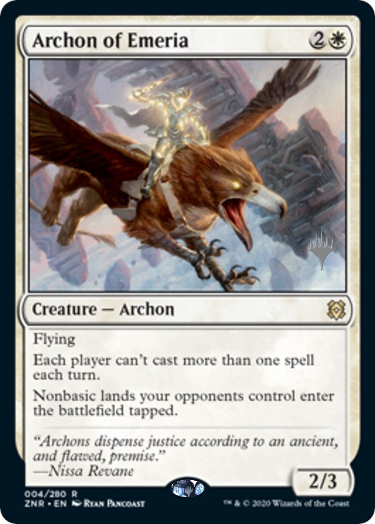 Image for Archon of Emeria (4) (Promo Pack: Zendikar Rising) - Magic: The Gathering