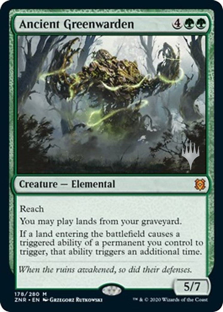 Image for Ancient Greenwarden (178) (Promo Pack: Zendikar Rising) - Magic: The Gathering
