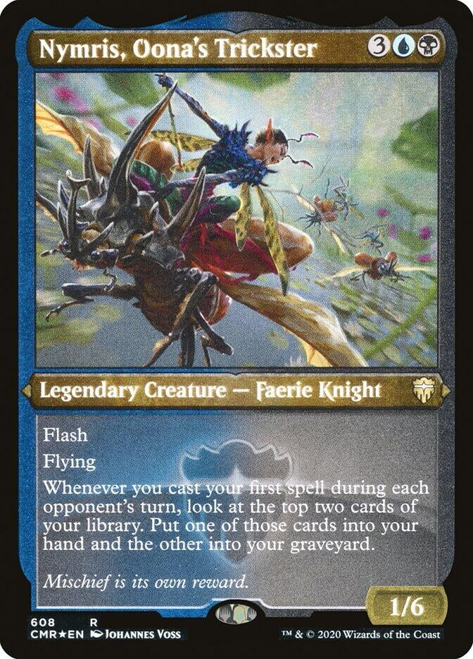 Image for Nymris, Oona's Trickster (Foil Etched) (608) (Commander Legends) - Magic: The Gathering