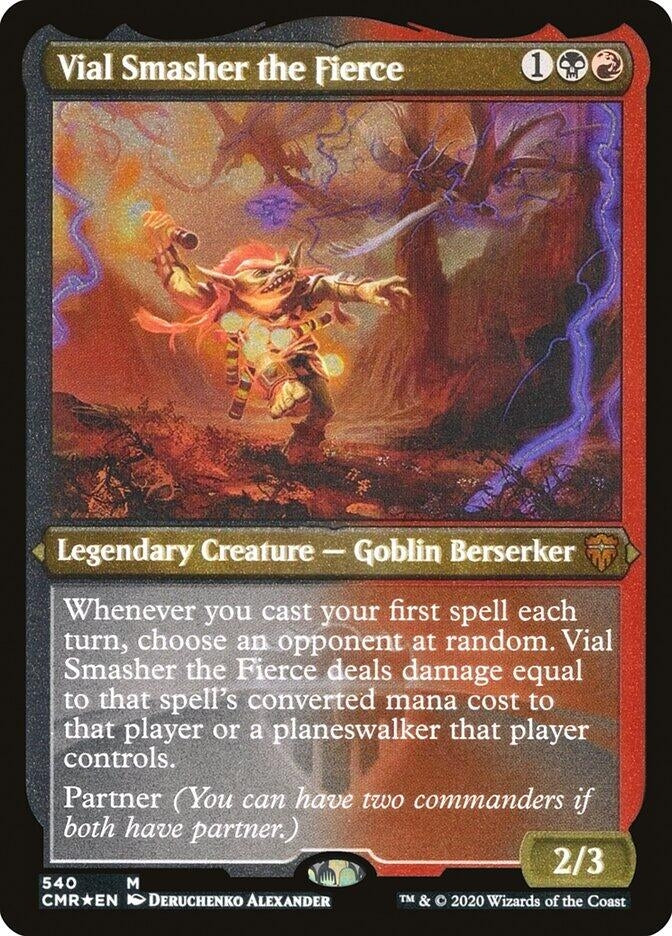 Image for Vial Smasher the Fierce (Foil Etched) (540) (Commander Legends) - Magic: The Gathering