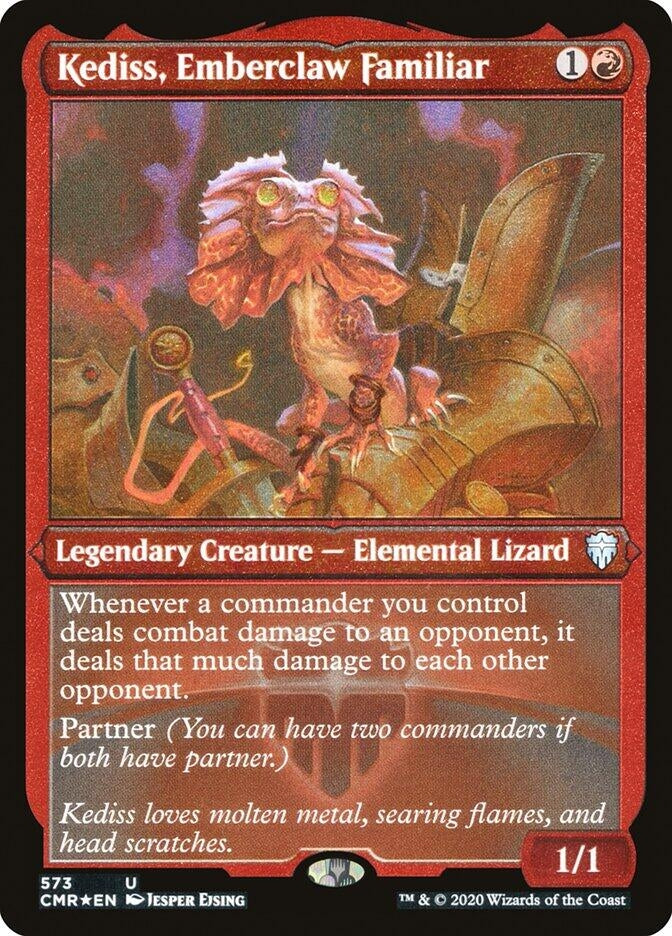 Image for Kediss, Emberclaw Familiar (Foil Etched) (573) (Commander Legends) - Magic: The Gathering