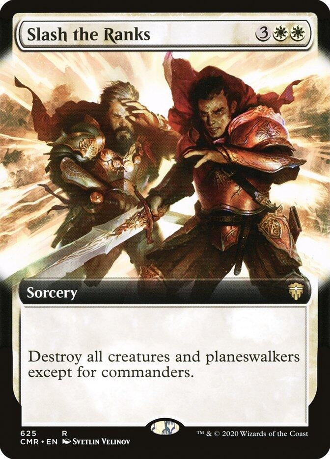 Image for Slash the Ranks (Extended Art) (625) (Commander Legends) - Magic: The Gathering