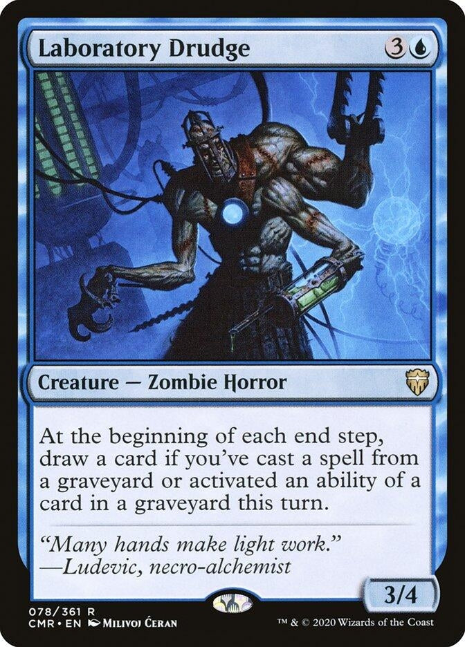 Image for Laboratory Drudge (78) (Commander Legends) - Magic: The Gathering