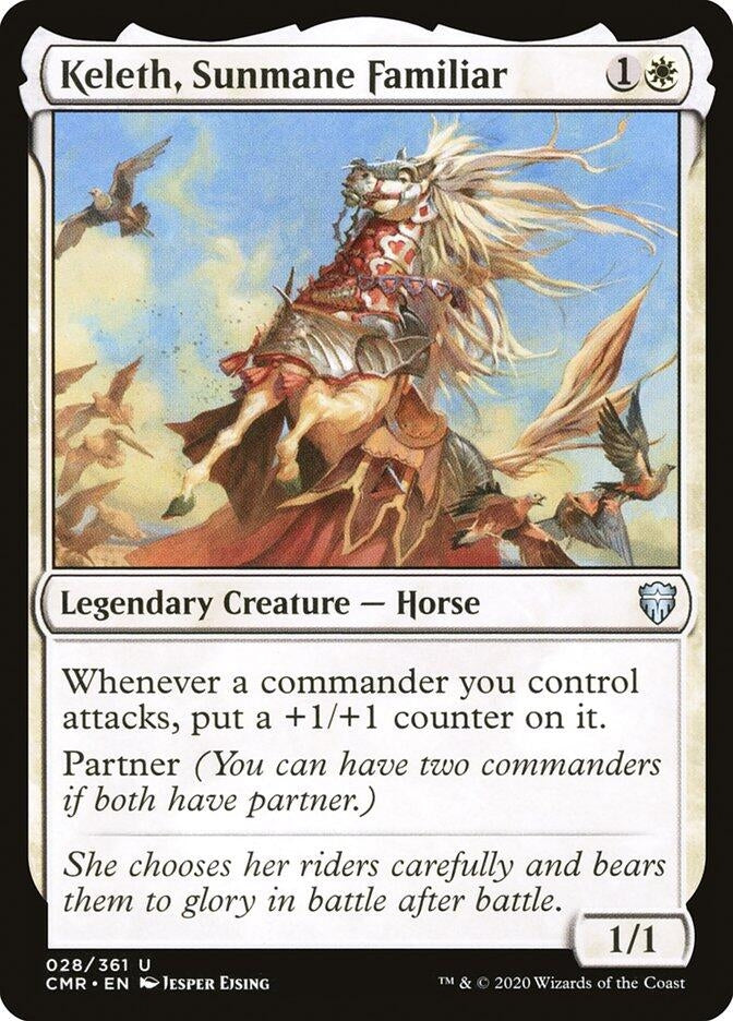 Image for Keleth, Sunmane Familiar (28) (Commander Legends) - Magic: The Gathering