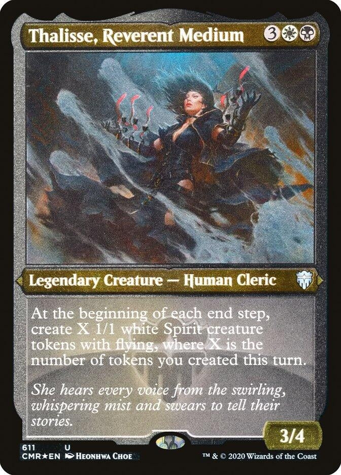 Image for Thalisse, Reverent Medium (Foil Etched) (611) (Commander Legends) - Magic: The Gathering