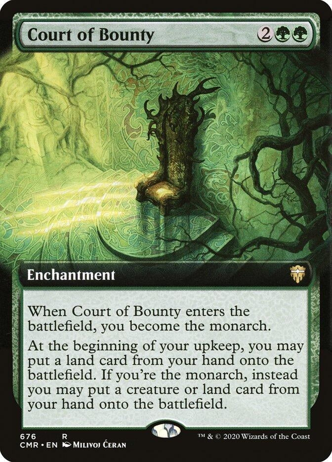 Image for Court of Bounty (Extended Art) (676) (Commander Legends) - Magic: The Gathering