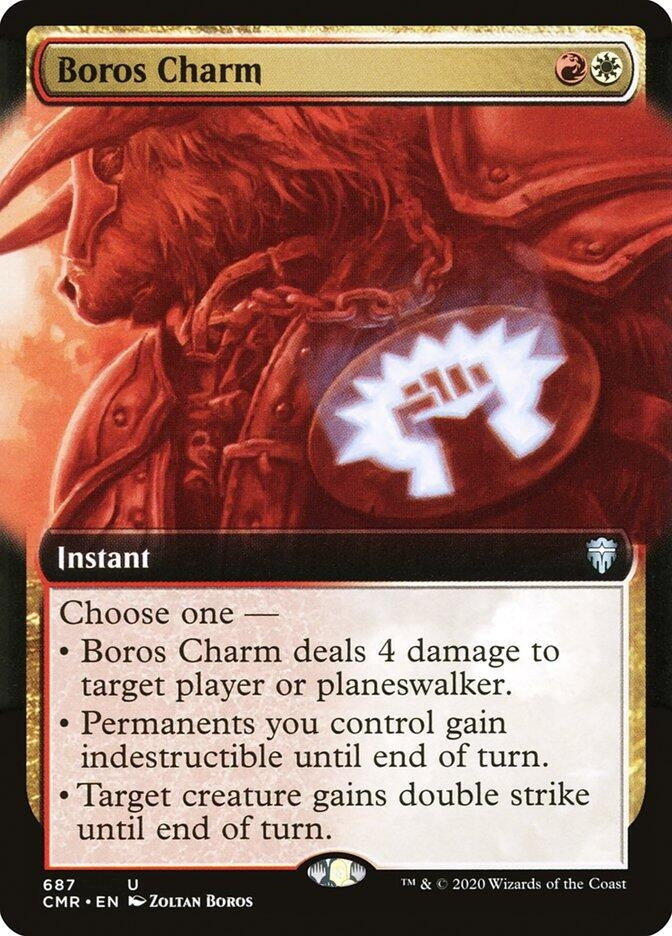 Image for Boros Charm (Extended Art) (687) (Commander Legends) - Magic: The Gathering