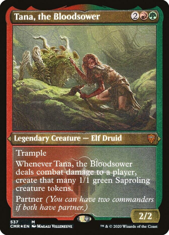 Image for Tana, the Bloodsower (Foil Etched) (537) (Commander Legends) - Magic: The Gathering