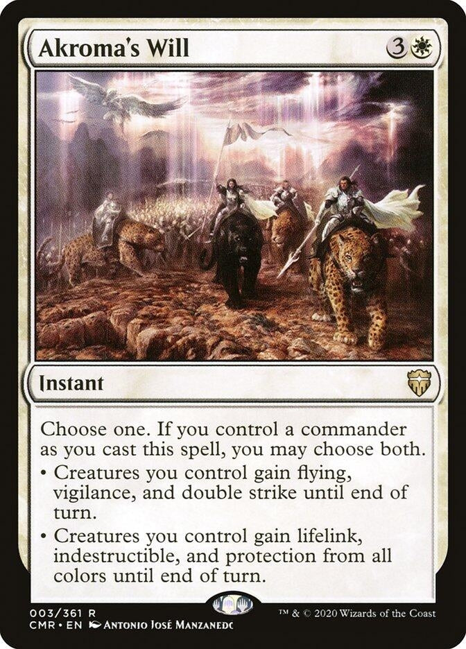 Image for Akroma's Will (3) (Commander Legends) - Magic: The Gathering