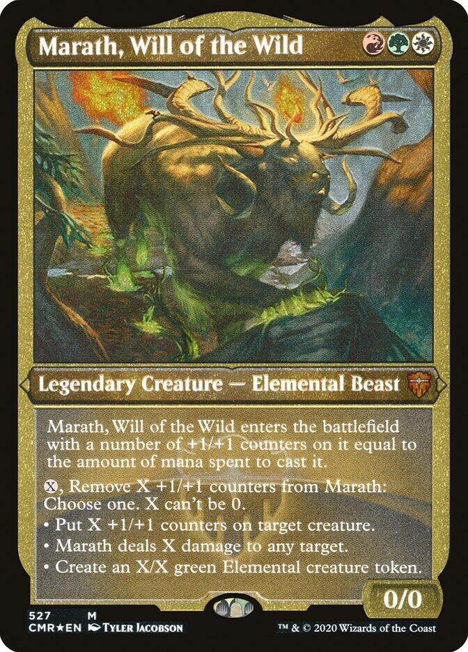Image for Marath, Will of the Wild (Foil Etched) (527) (Commander Legends) - Magic: The Gathering