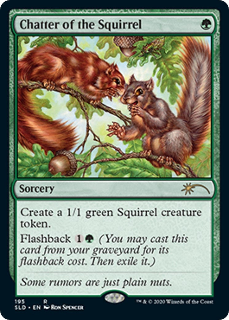 Image for Chatter of the Squirrel (195) (Secret Lair Drop Series) - Magic: The Gathering
