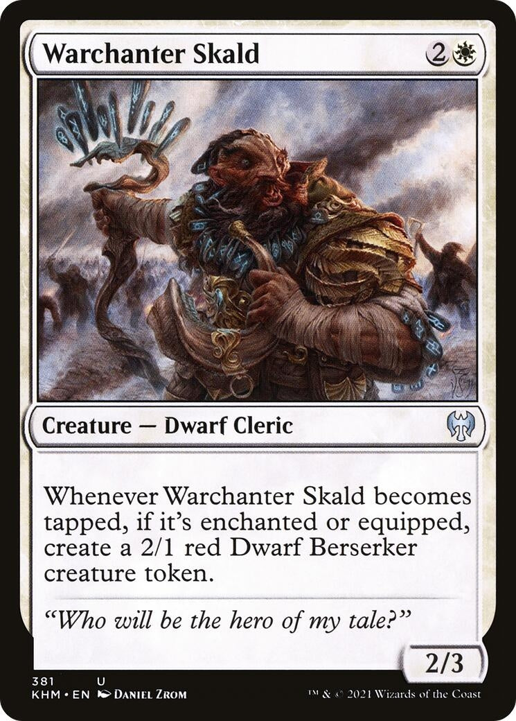 Image for Warchanter Skald (381) (Kaldheim) - Magic: The Gathering