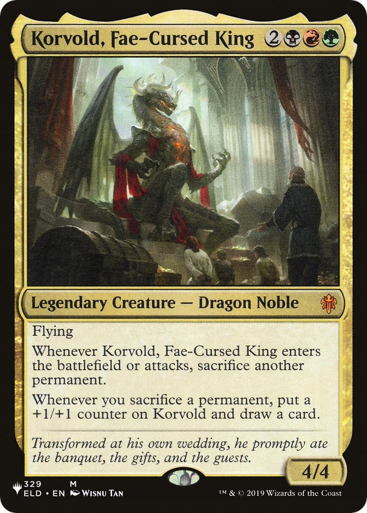 Image for Korvold, Fae-Cursed King (329/269) (The List Reprints) - Magic: The Gathering