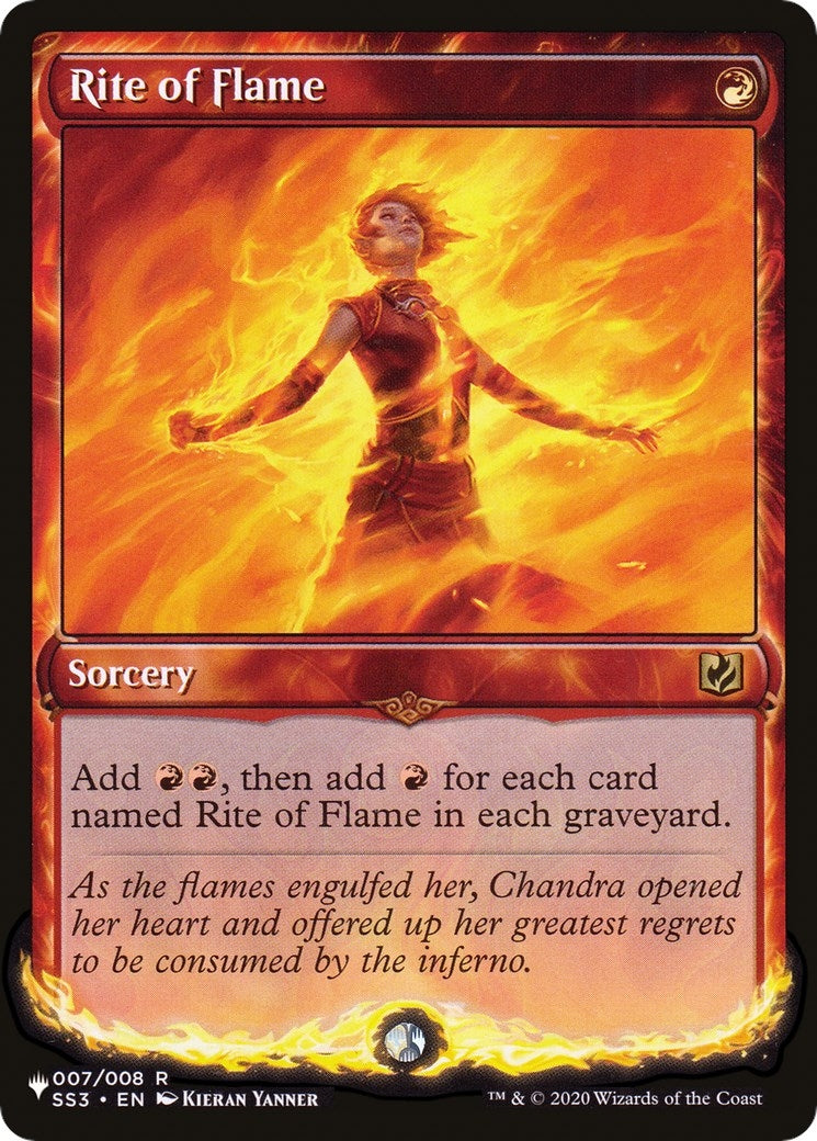 Image for Rite of Flame (007/008) (The List Reprints) - Magic: The Gathering