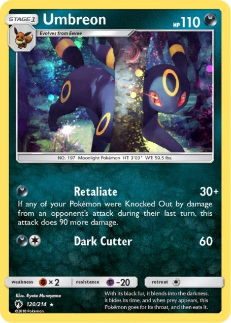 Image for Umbreon - 120/214 (Cosmos Holo) (120/214) (Blister Exclusives) - Pokemon