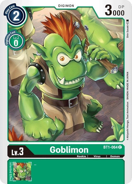 Image for Goblimon (BT1-064 C) (Release Special Booster 1.0) - Digimon Card Game