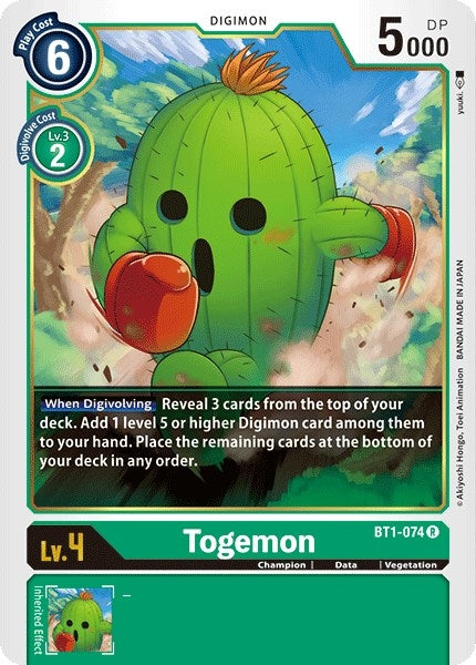 Image for Togemon (BT1-074 R) (Release Special Booster 1.0) - Digimon Card Game
