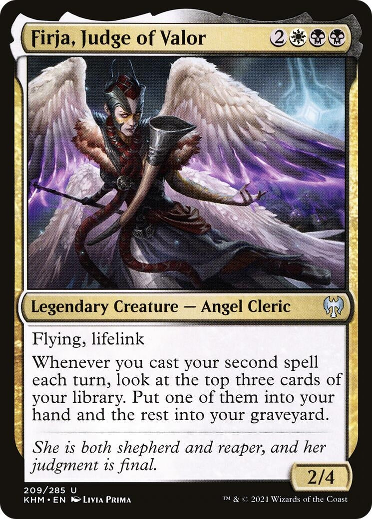 Image for Firja, Judge of Valor (209) (Kaldheim) - Magic: The Gathering