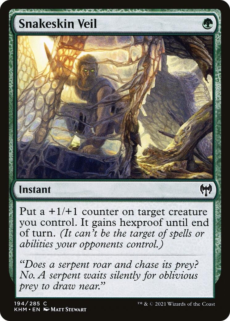 Image for Snakeskin Veil (194) (Kaldheim) - Magic: The Gathering