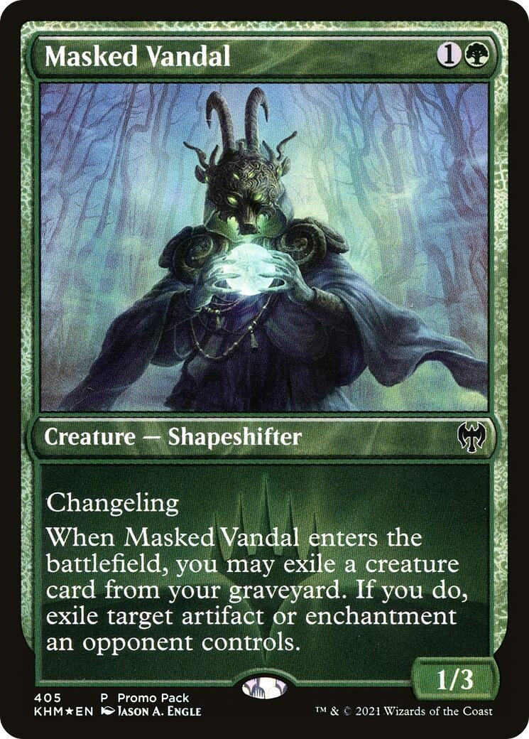 Image for Masked Vandal (405) (Promo Pack: Kaldheim) - Magic: The Gathering