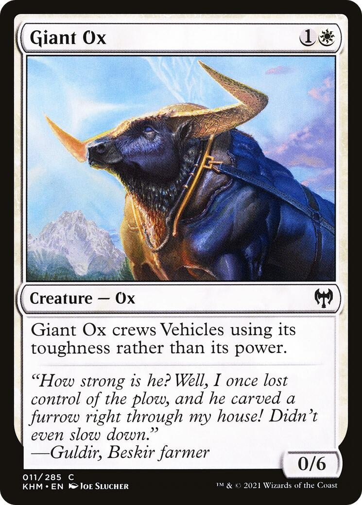 Image for Giant Ox (11) (Kaldheim) - Magic: The Gathering