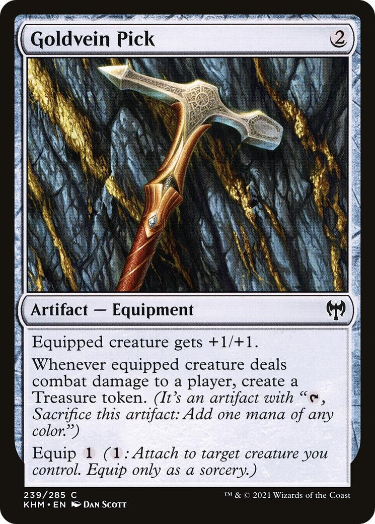 Image for Goldvein Pick (239) (Kaldheim) - Magic: The Gathering