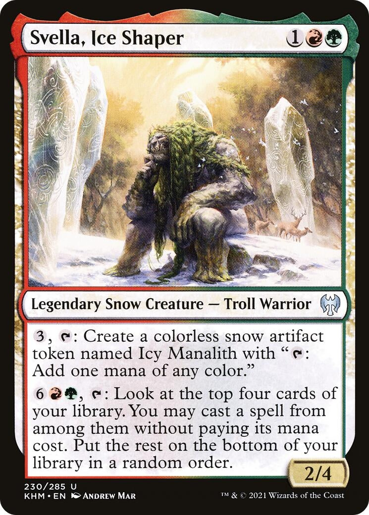Image for Svella, Ice Shaper (230) (Kaldheim) - Magic: The Gathering