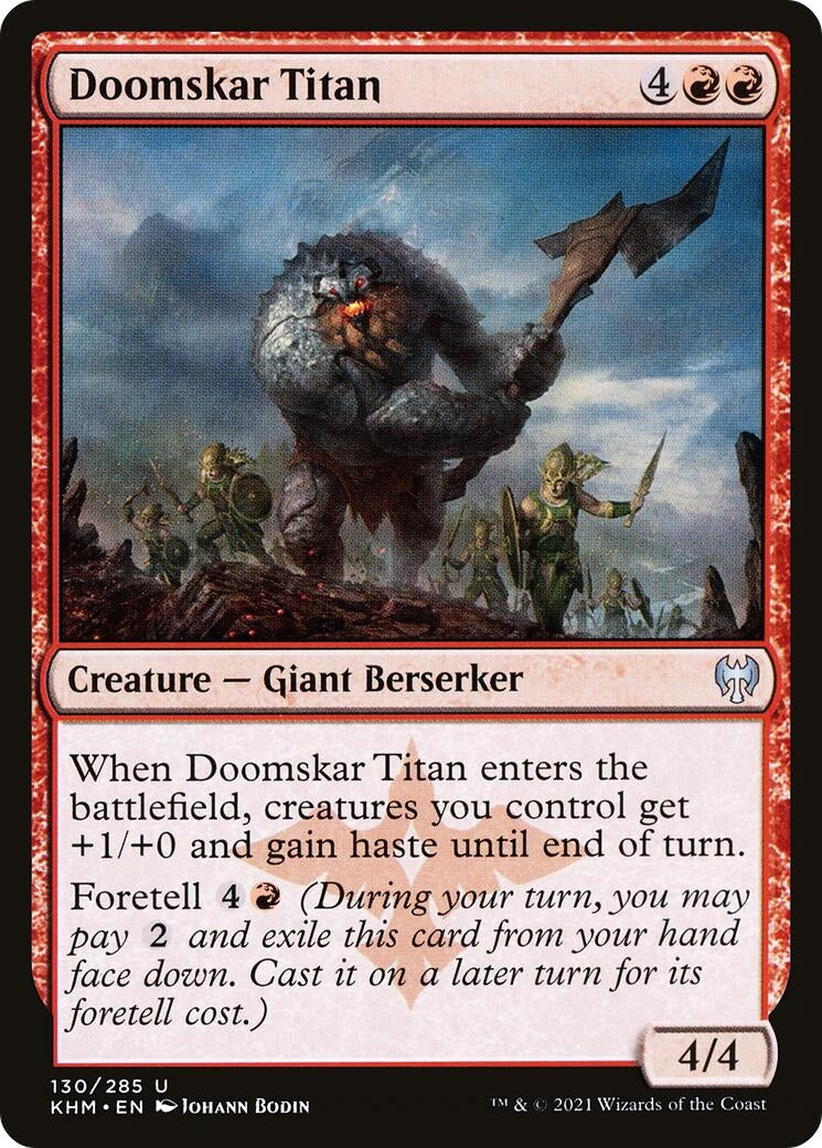 Image for Doomskar Titan (130) (Kaldheim) - Magic: The Gathering