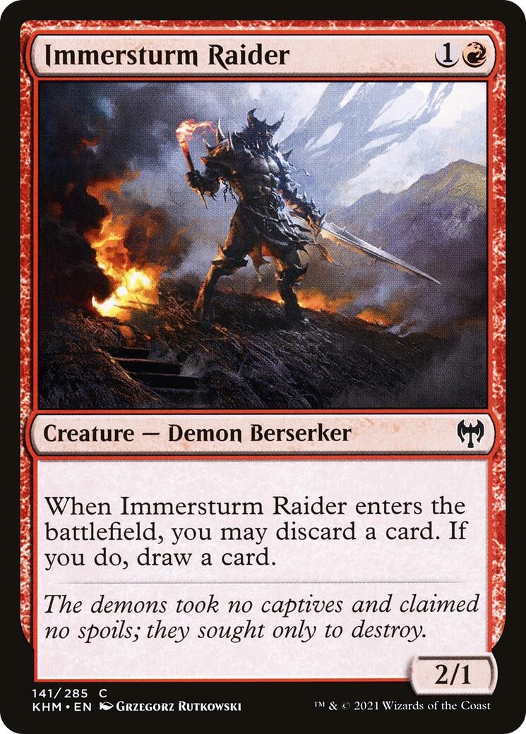 Image for Immersturm Raider (141) (Kaldheim) - Magic: The Gathering
