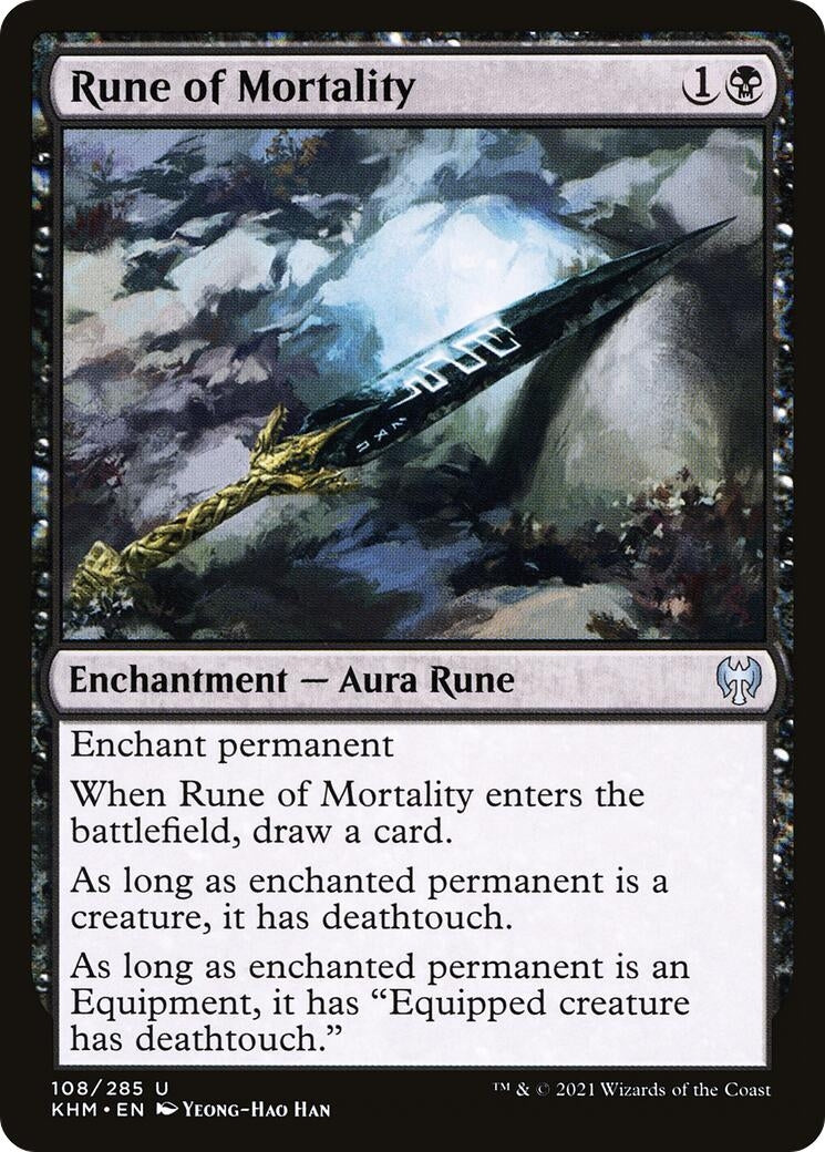 Image for Rune of Mortality (108) (Kaldheim) - Magic: The Gathering