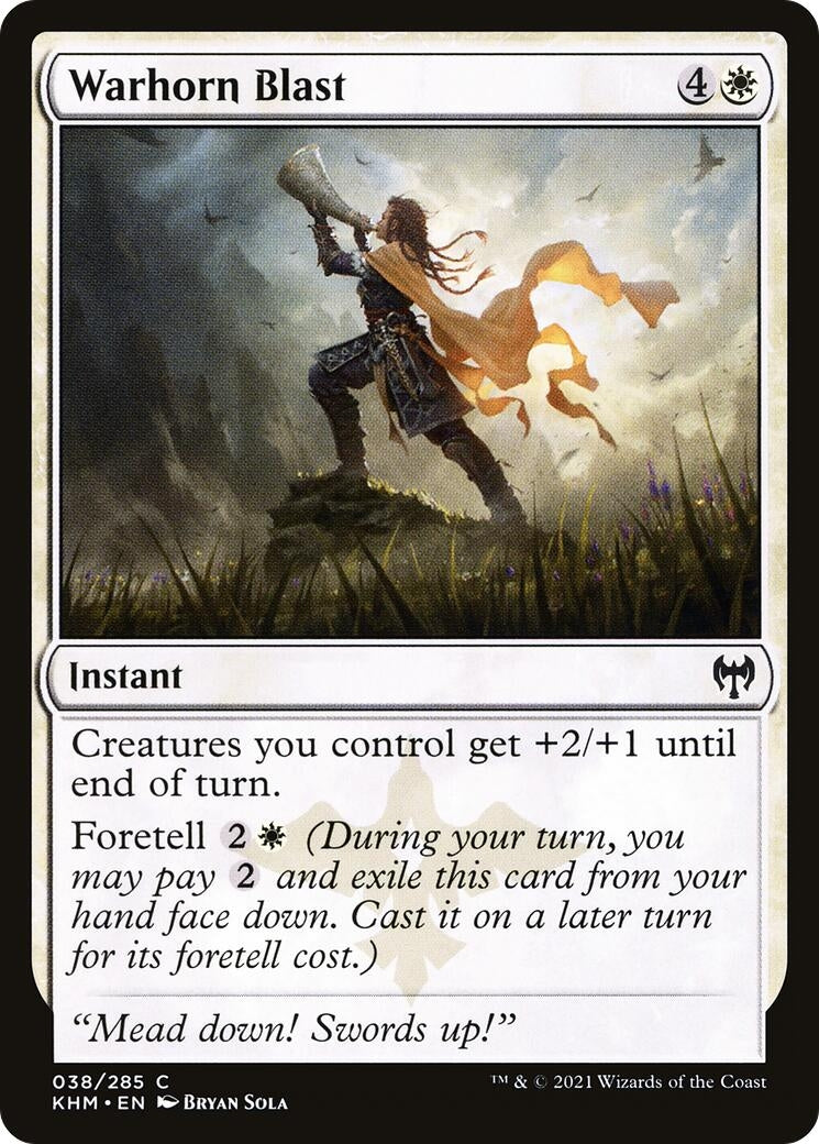 Image for Warhorn Blast (38) (Kaldheim) - Magic: The Gathering