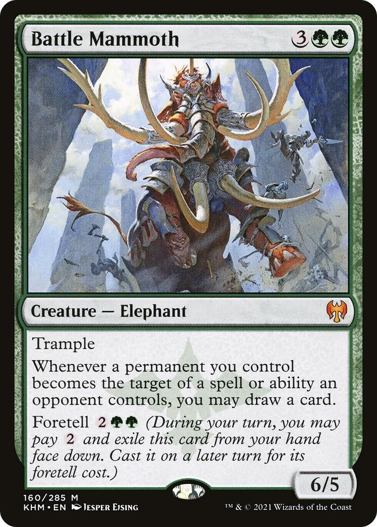 Image for Battle Mammoth (160) (Kaldheim) - Magic: The Gathering