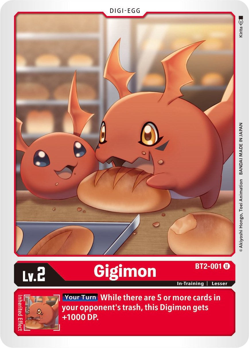 Image for Gigimon (BT2-001 U) (Release Special Booster 1.5) - Digimon Card Game