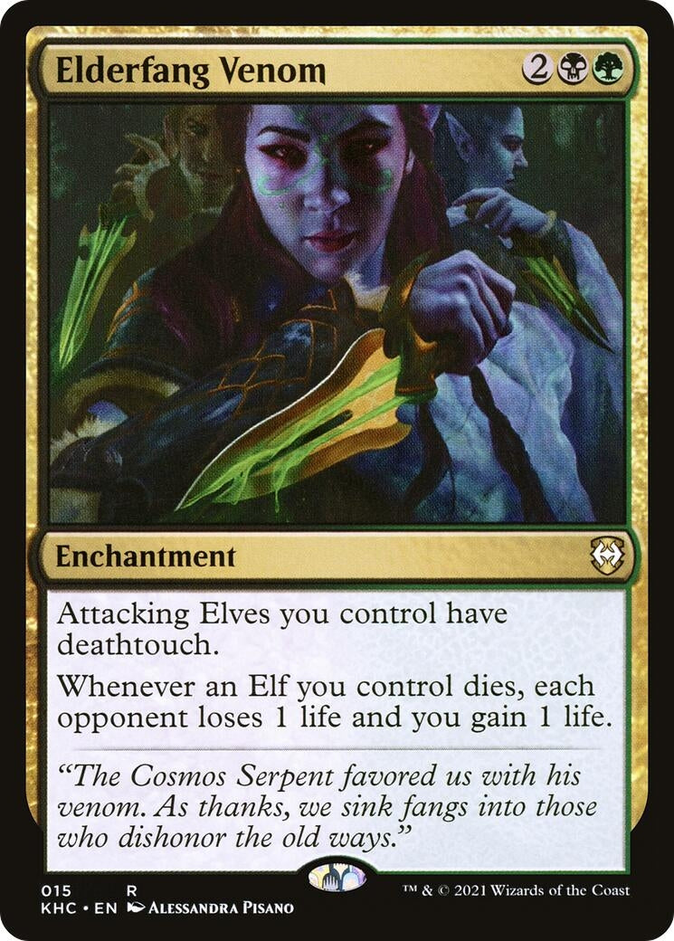 Image for Elderfang Venom (15) (Commander: Kaldheim) - Magic: The Gathering