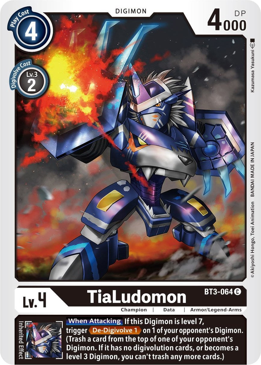 Image for TiaLudomon (BT3-064 C) (Release Special Booster 1.5) - Digimon Card Game