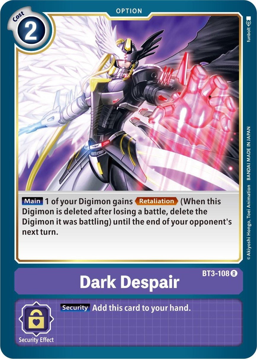 Image for Dark Despair (BT3-108 R) (Release Special Booster 1.5) - Digimon Card Game