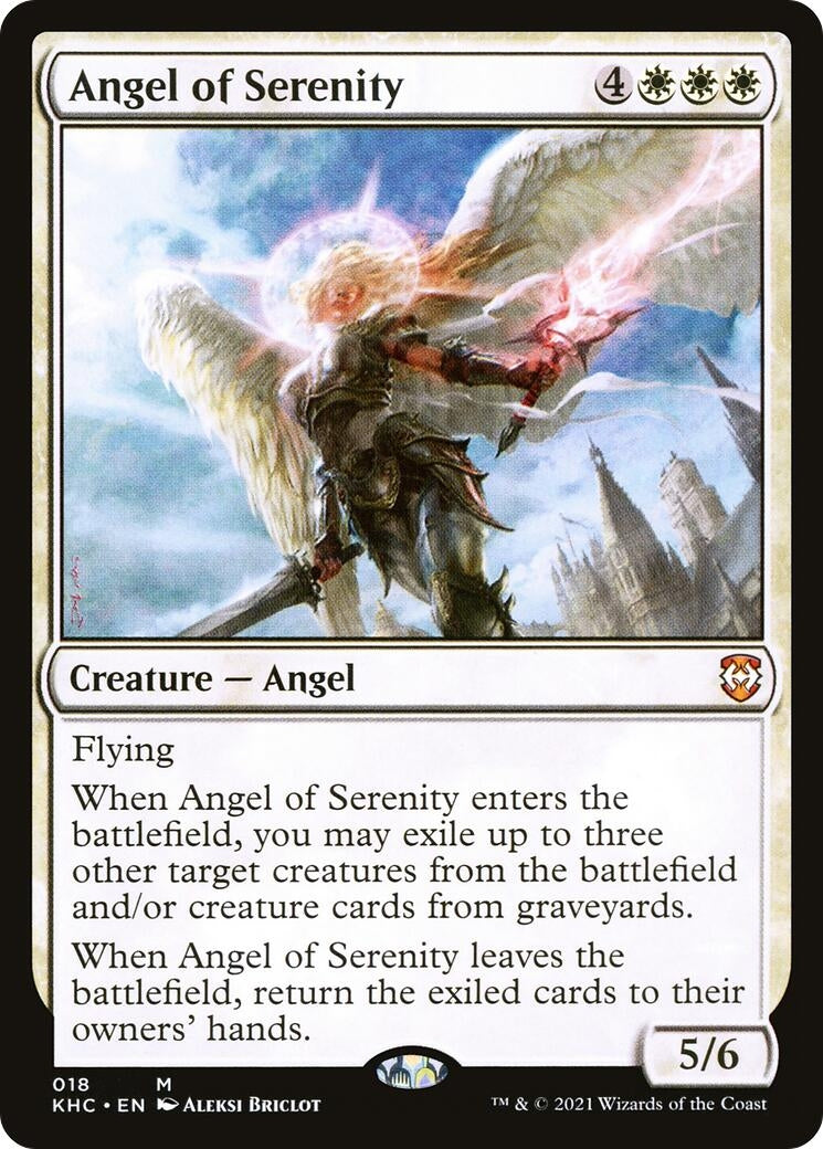 Image for Angel of Serenity (18) (Commander: Kaldheim) - Magic: The Gathering