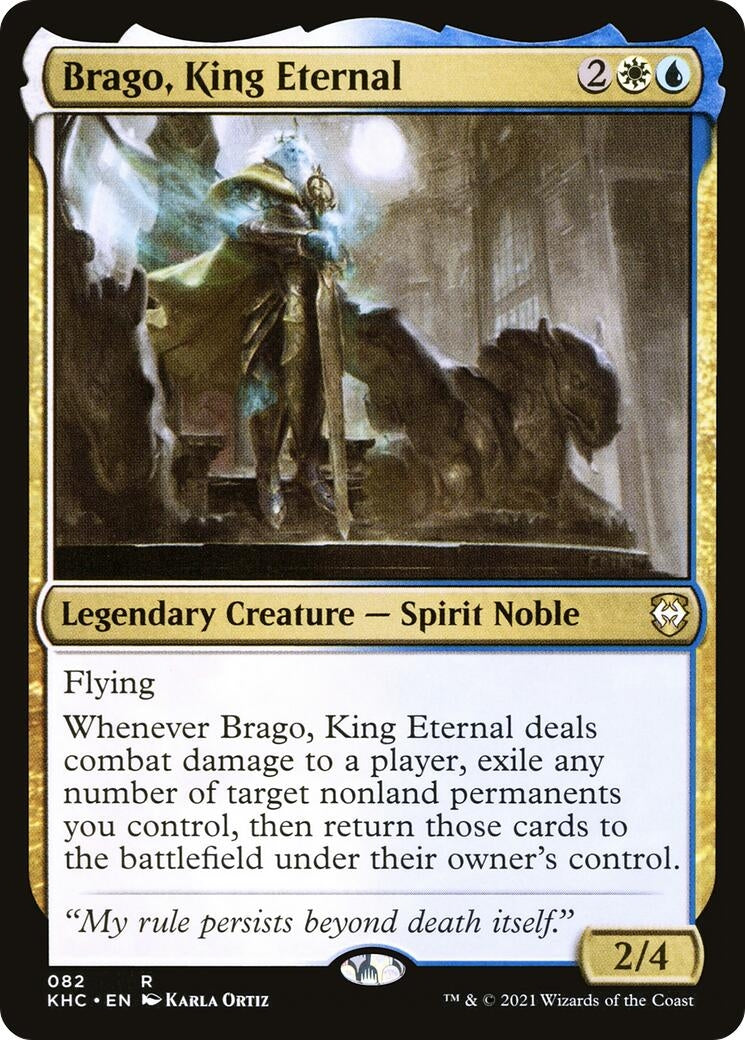 Image for Brago, King Eternal (82) (Commander: Kaldheim) - Magic: The Gathering