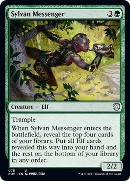 Image for Sylvan Messenger (75) (Commander: Kaldheim) - Magic: The Gathering