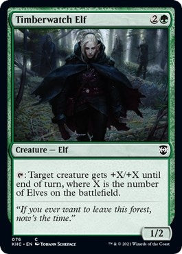 Image for Timberwatch Elf (76) (Commander: Kaldheim) - Magic: The Gathering