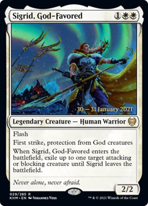 Image for Sigrid, God-Favored (29) (Prerelease Cards) - Magic: The Gathering
