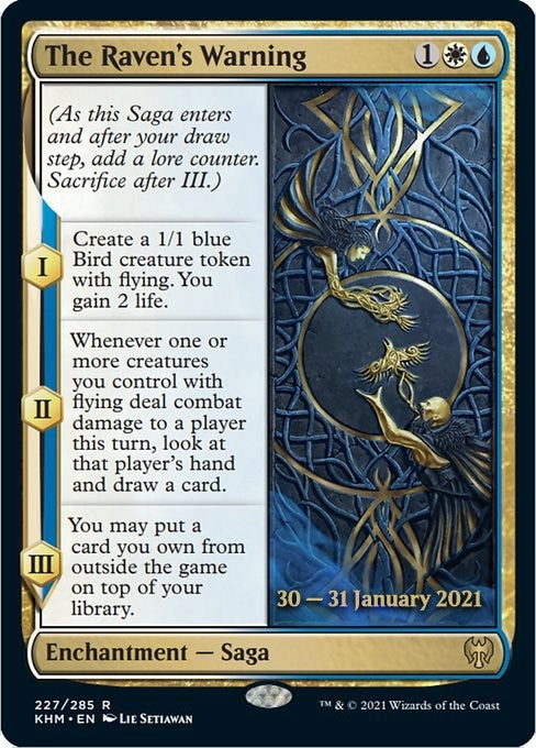 Image for The Raven's Warning (227) (Prerelease Cards) - Magic: The Gathering